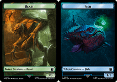 Beast (0017) // Fish (0010) Double-Sided Token